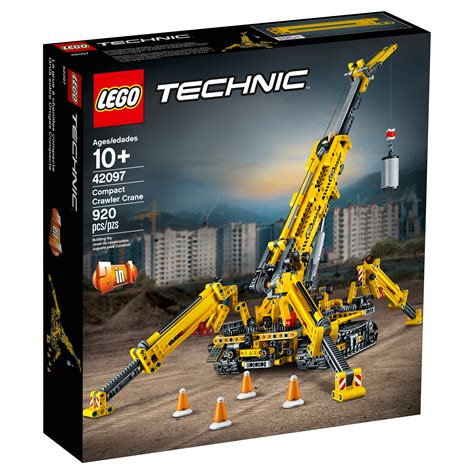 lego technic  compact crawler crane  piece construction building set  ebay
