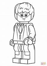 Coloring Potter Lego Harry Printable Pages sketch template