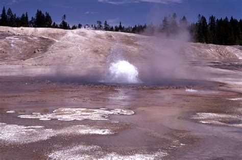 blue geyser yellowstone national park  national park service