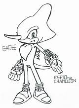 Espio Chameleon Sonic sketch template