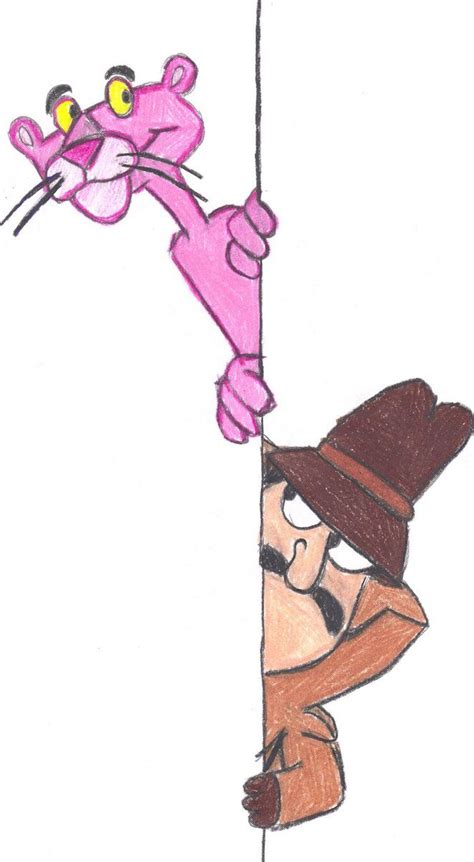 pink panther  inspector clouseau cartoon coloring pages pink panther cartoon pink panter