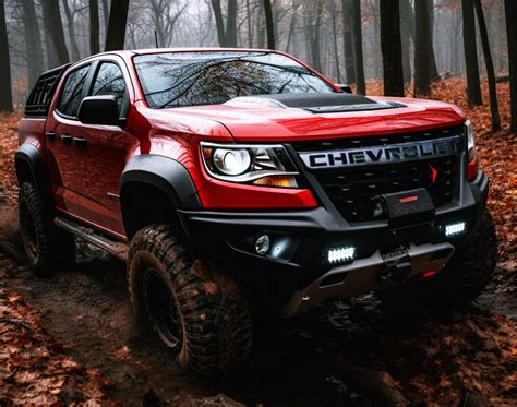 chevy colorado zr bison  formidable  road pickup chevy reviews