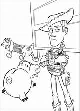 Woody Slinky Sheriff Hamm sketch template