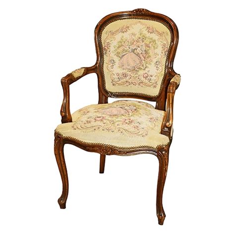 vintage chair floral