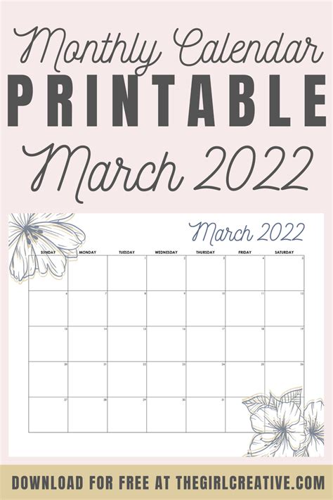 march  calendar  printable calendar  march  calendar