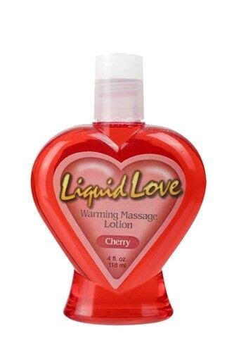 liquid love edible warming massage oil lotion lube lubricant cherry
