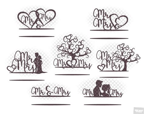 wedding cake topper svg  dxfepsjpgpng ohmycuttables