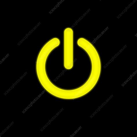 power  sign stock image  science photo library
