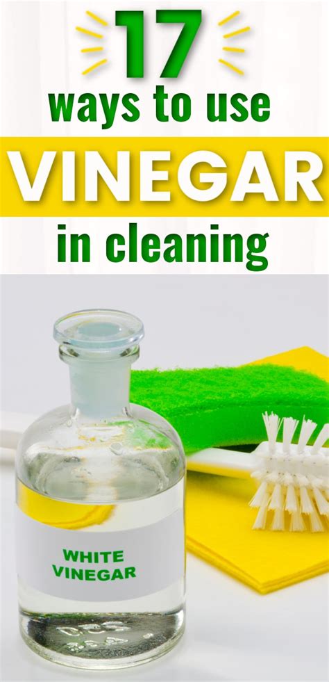 vinegar  cleaning centsable momma