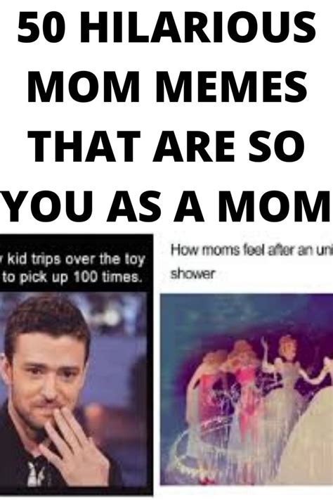 An Ad For Mom Memes With The Caption That Reads 50 Hilarious Mom Memes