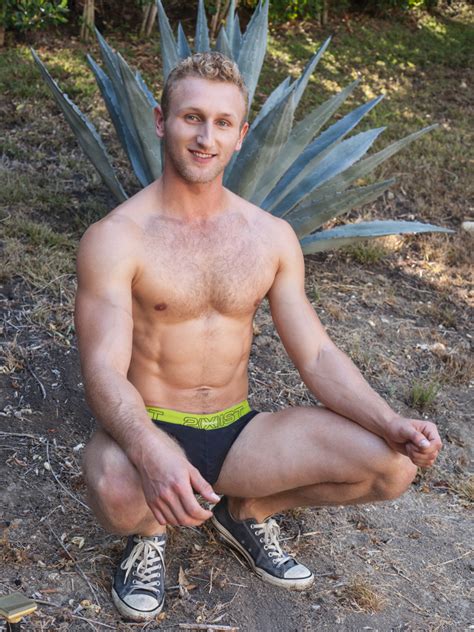 Hairy Chest Gay Hottie Jamie Outdoors With His Gorgeous