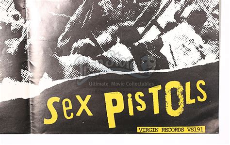 Virgin Records Uk Promo Poster For The 1977 Sex Pistols Single