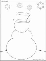 Snowman Drawing Madebyteachers Coloring Christmas Unfinished Printable Finish Crafts Kids Winter Pages Preschool sketch template