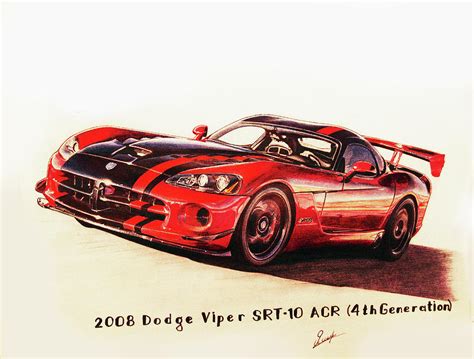 dodge viper srt  acr drawing  armeniadesign carsketch pixels