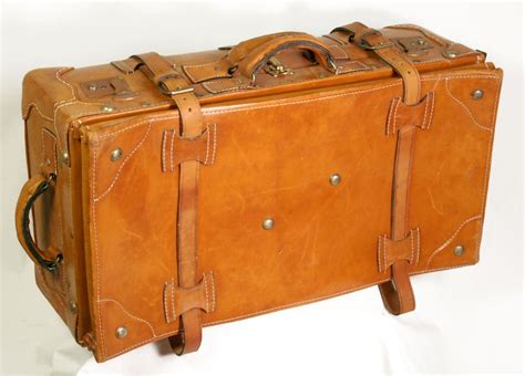 vintage leather luggage set  stdibs