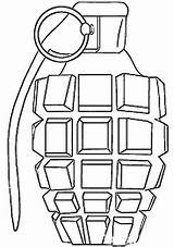 Grenade Bomba Grenades Knuckle Waffe Militaria Granat Designs Granade sketch template