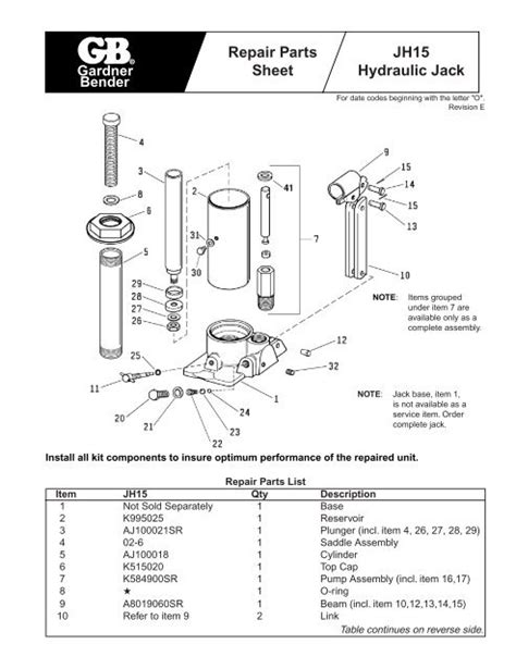 floor jack parts diagram diagram resource