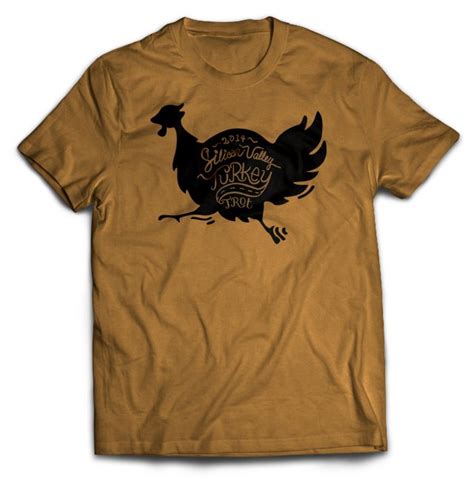 running  shirt graphic design linkedin silicon valley turkey trot