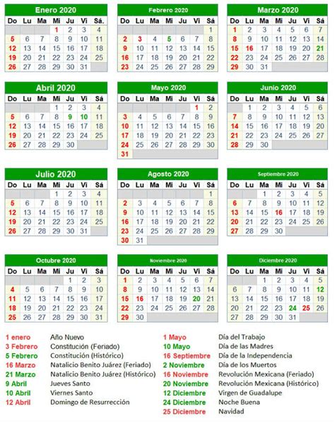 calendario mexico festivos festivos mexico