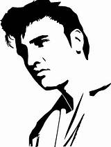 Elvis Presley Vector Coloring Pages Johnny Cash Clip Portrait Silhouette Template Clipart Suggestions Getdrawings Flickr Drawings Pop Vectors Left Building sketch template
