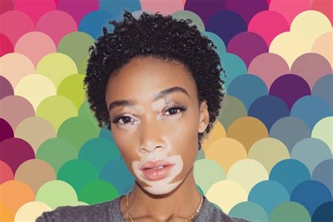 winnie harlow posts inspirational makeup tutorial essence