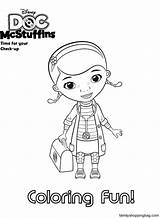 Coloring Doc Pages Mcstuffins Stuffy Colouring Getcolorings Birthday Kids Getdrawings sketch template