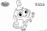 Shimmer Shine Pages Tala Clipart Coloring Printable Print Color Kids sketch template