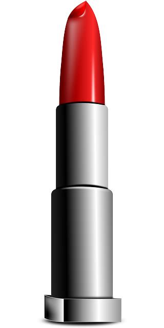 vector graphic lipstick cosmetics makeup girl