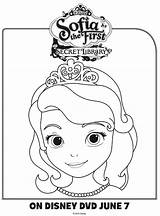 Sofia First Coloring Disney Printable Printables Pages Princess Choose Board sketch template