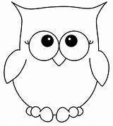 Owl Coloring Cartoon Pages Clipart Clipartbest sketch template