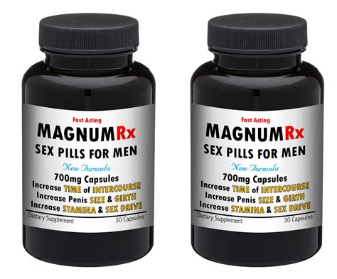 Magnum Rx Male Enhancement Pills Sex Strong Men Stamina Size 60x Pills
