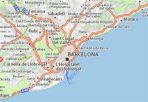 michelin barcelona map viamichelin