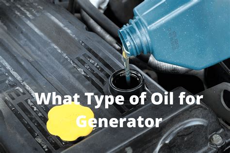 type  oil  generator