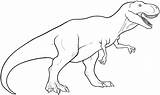 Ausmalbild Tyrannosaurus Coloringpagebook Trex sketch template