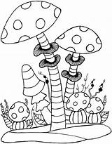 Coloring Pages Mushroom Colouring Zentangle Toadstools Doodle Mushrooms Websitehome Visit Choose Board Zen sketch template