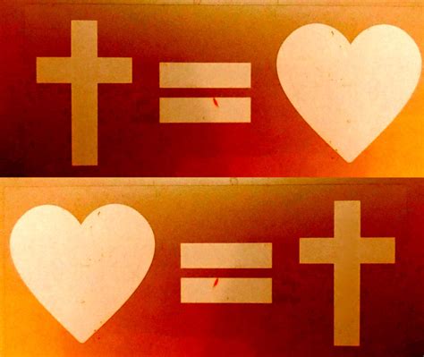 cross equals love love equals cross donna berger