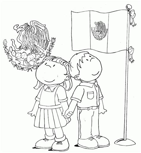 mexican flag coloring sheet clip art library