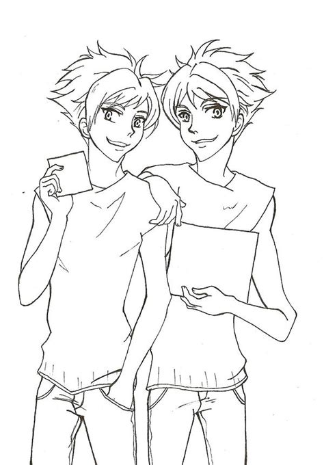 twins anime dragon coloring pages