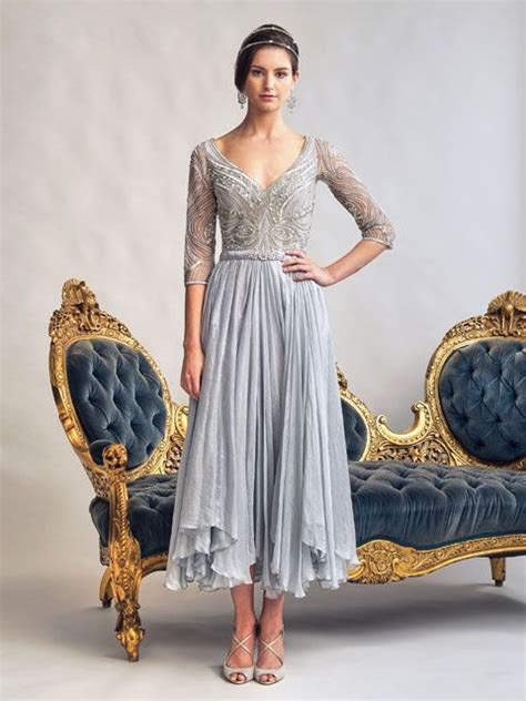 this is truly a unique silver dress from the portman collection by gill d74