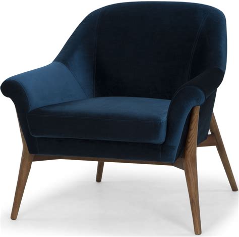 charlize midnight blue single seat sofa  nuevo coleman furniture