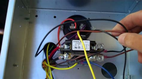 air conditioner condenser fan motor wiring