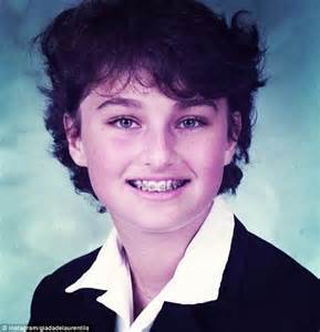 giada de laurentiis shares flashback photo with braces bushy hair and 80s outfit daily mail