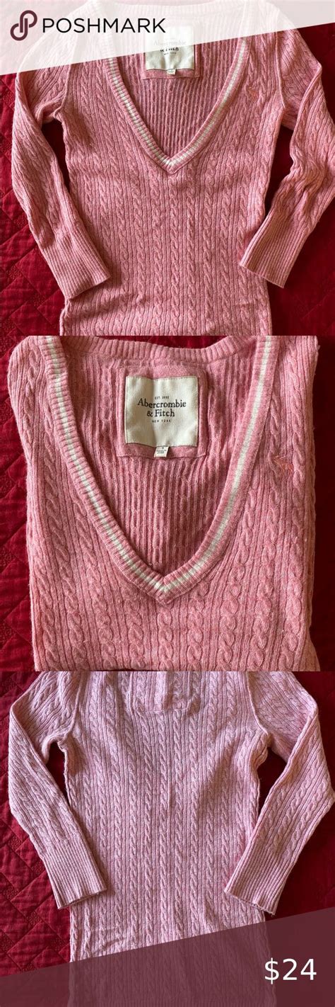 Abercrombie And Fitch V Neck Sweater In 2020 Sweaters Vneck Sweater