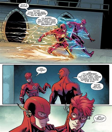 [comic Excerpt] Barry Allen And Wally West From Titans