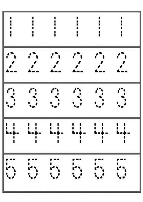 number tracing playgroup number worksheets numbers preschool