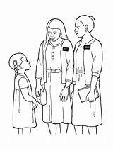 Lds Confirmation Coloring Boys Printable Pages Missionaries Sister sketch template