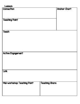 writing lesson plan template writing lesson plans writing lessons