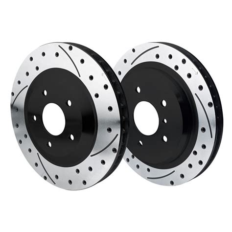 wilwood    srp dimpled  slotted vented  piece front  rear brake rotors