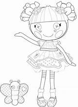 Lalaloopsy Coloring Pages Girls Baby Dolls Print Getcolorings Coloringtop sketch template