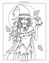 Coloring Pages Adult Autumn Giant Iron Halloween Fantasy James Colouring Witches Vampires Sheets Adults Book Color Vampire Fairies Bond Christmas sketch template